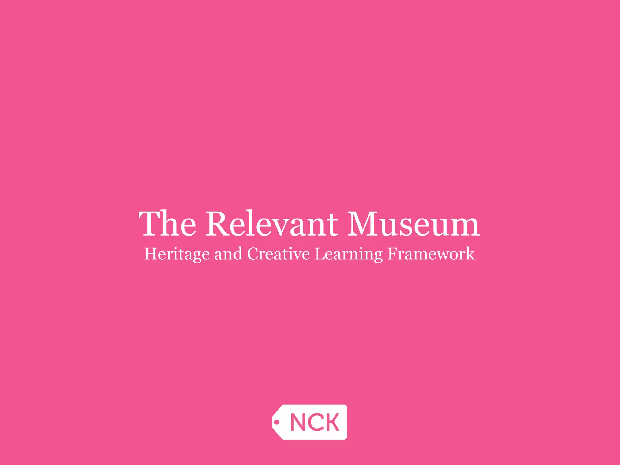 Heritage & Creative Learning Framework (by Anna Hansen) | PPT | Museums ...