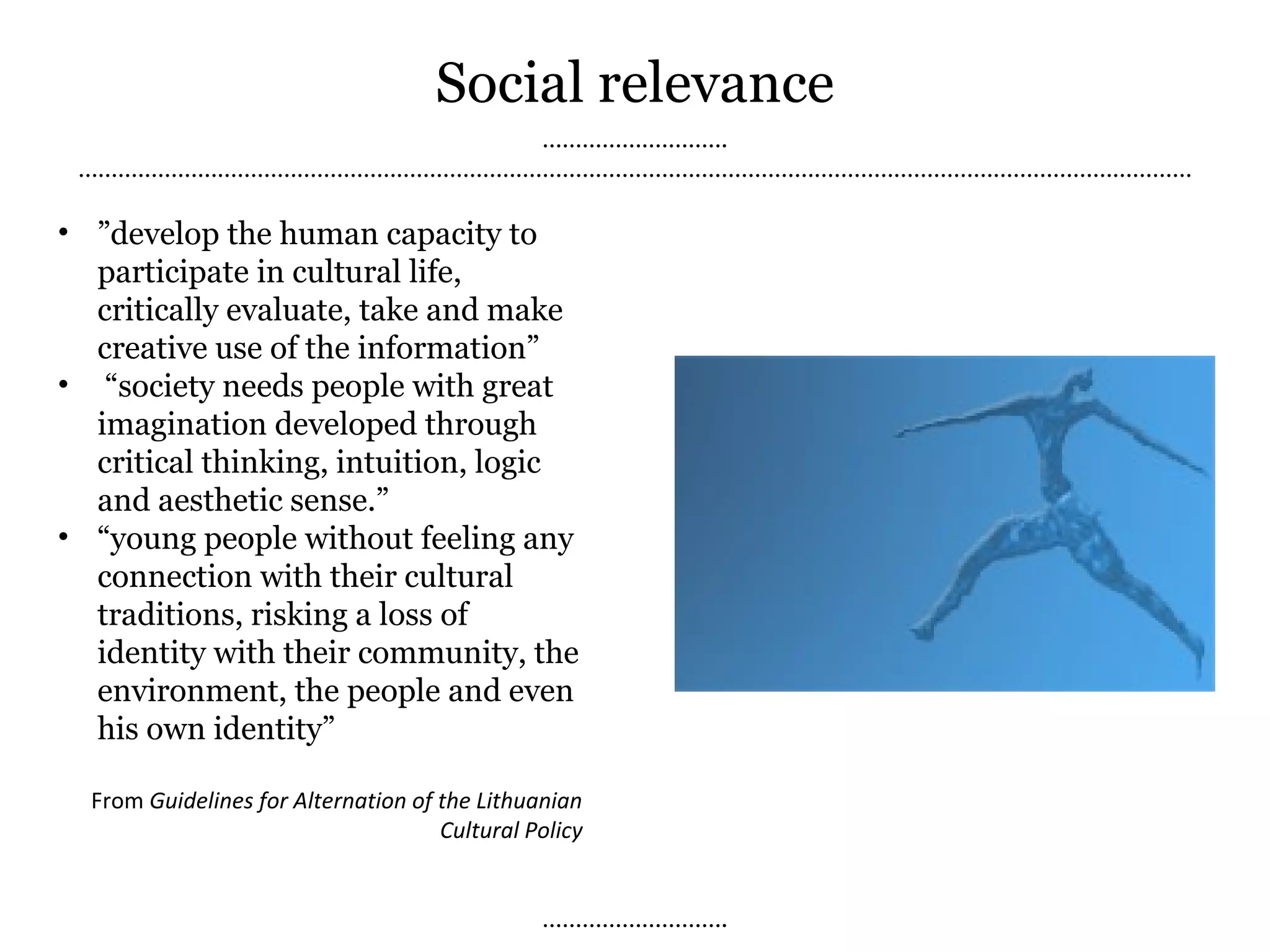 Heritage & Creative Learning Framework (by Anna Hansen) | PPT | Museums ...