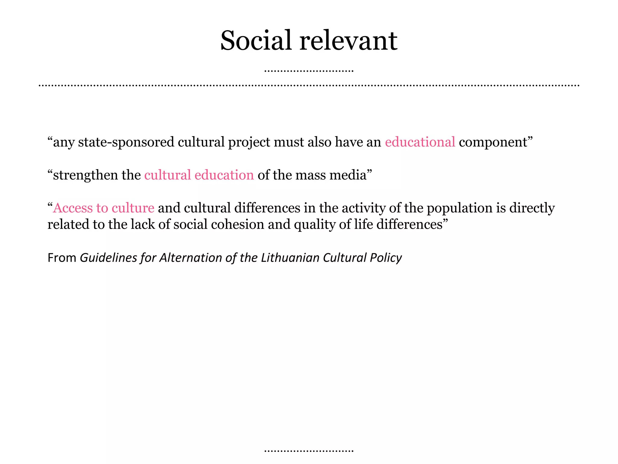 Heritage & Creative Learning Framework (by Anna Hansen) | PPT | Museums ...