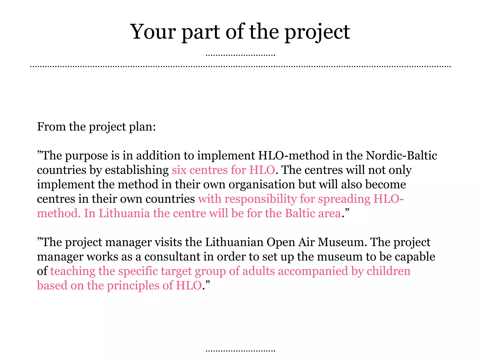 Heritage & Creative Learning Framework (by Anna Hansen) | PPT