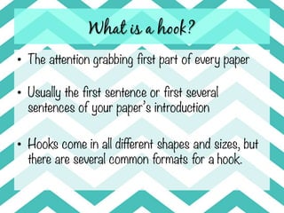 Essay Hooks