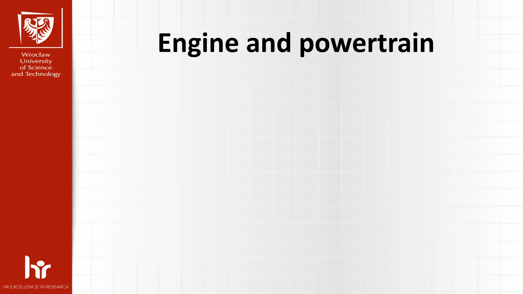 Engine and powertrain
 
