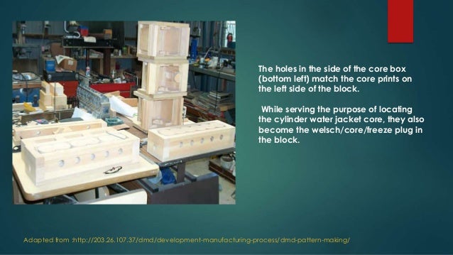 Mechanical Engineering. Engine block manufacturing process