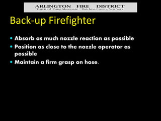 Absorbency Firefighter Engine company operations | PPTX
