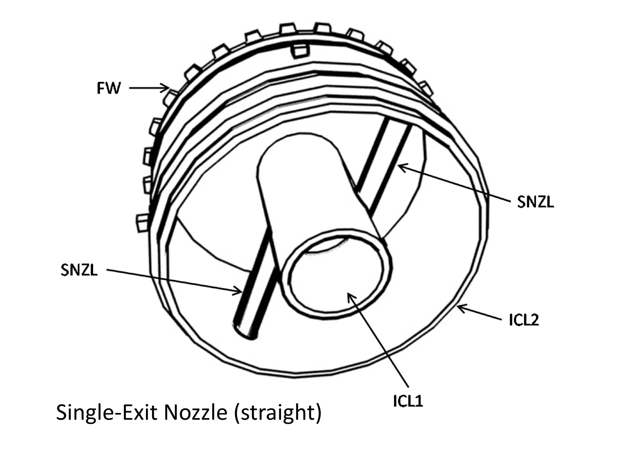 Single-Exit Nozzle (straight)
 