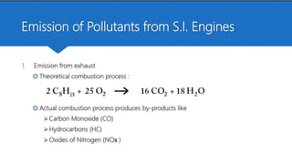 Engine Emission Control And Measurement Ppt