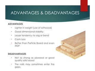 Application of engineered timber in design | PPTX