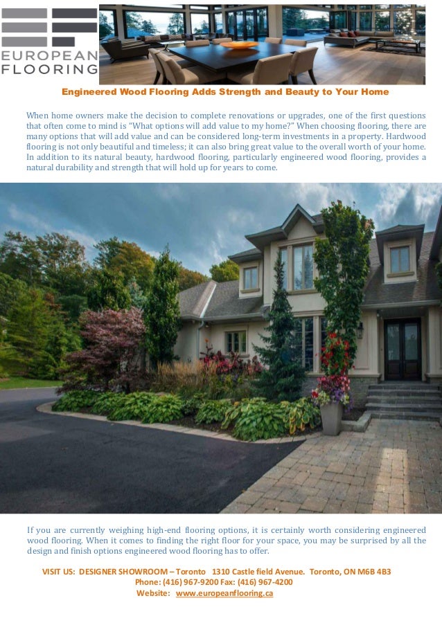 Engineered Wood Flooring Adds Strength And Beauty To Your Home