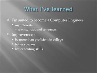 Computer Engineer Powerpoint | PPT