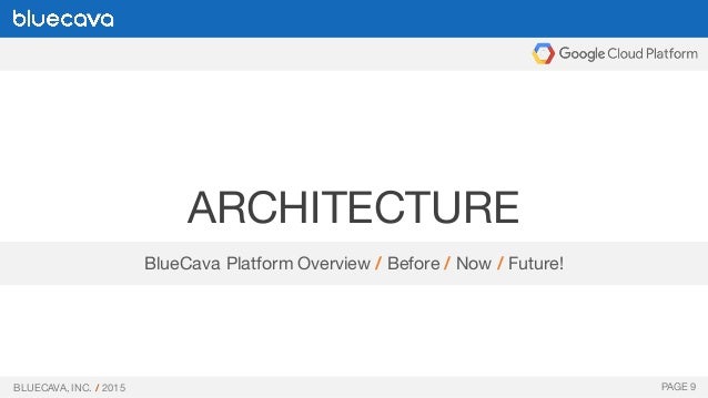 BlueCava and Google Cloud Platform