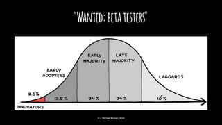 "Wanted:betatesters"
© J. Michael McGarr, 2018
 