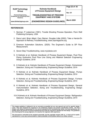Process Equipment Troubleshooting | PDF
