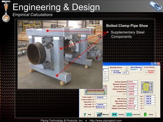 Engineering & Design  Empirical Calculations Bolted Clamp Pipe Shoe Supplementary Steel   Components  