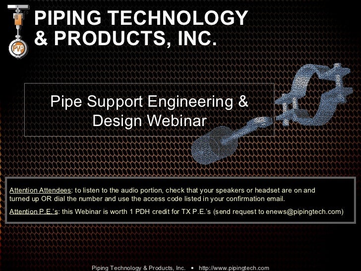 Pipe Support Engineering & Design