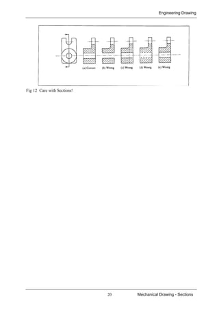 Fig 12 CCare with Sections!
20 MMechanical
Engineerin
Drawing - S
g Drawing
Sections
 