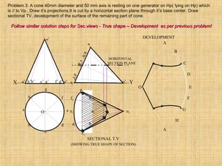 Generator In Cone Engineering drawing-part-7 | PPT
