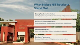 National Institute of Technology Rourkela | Engineering Branches | PDF