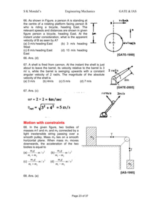 Engineering mechanics-question-and-answers-for-gate-ias