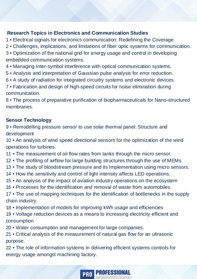 research paper topics engineering