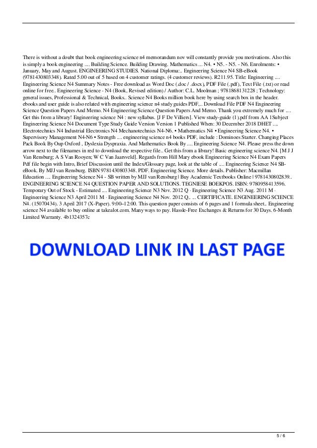 Engineering Science N4 Pdf Engineering Science N4 Pdf