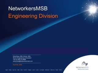 NetworkersMSB  Engineering Division  