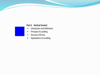 Vertical Control Engineering surveying-ii | PDF