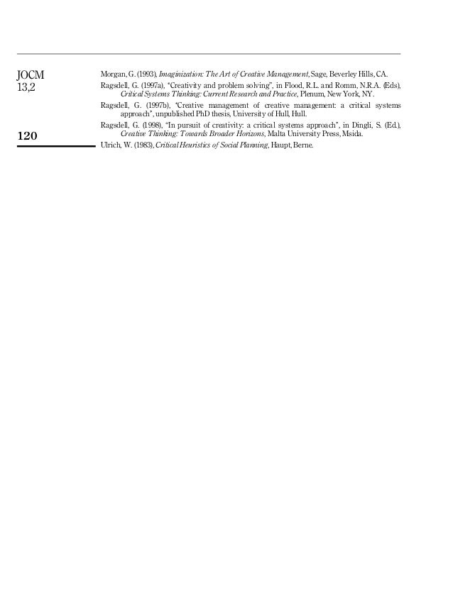 An Holistic Approach To Organisational Change Management - 