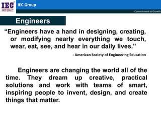 Engineering as a career ppt | PPT