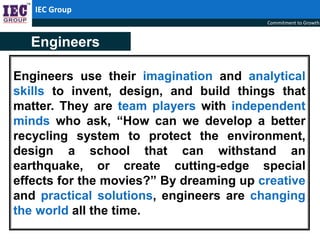 Engineering as a career ppt | PPT