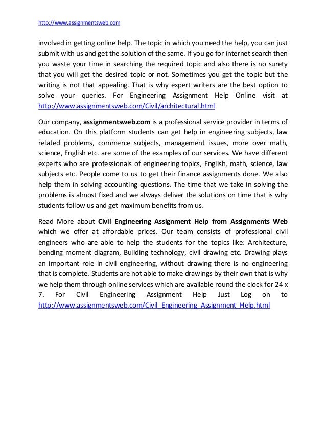 Assignment help online