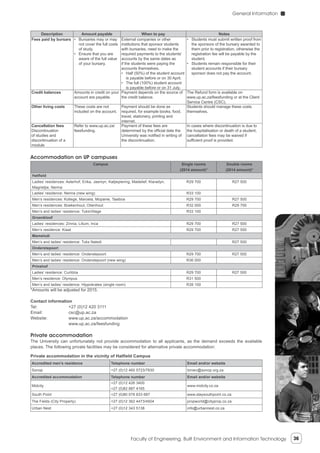 Faculty of Engineering, Built Environment and Information Technology ...