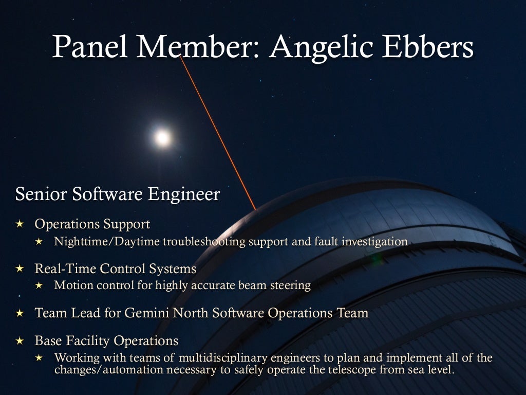 Engineering Careers in Astronomy