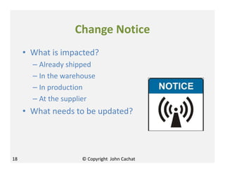 Engineering change management webinar april 2013 | PDF