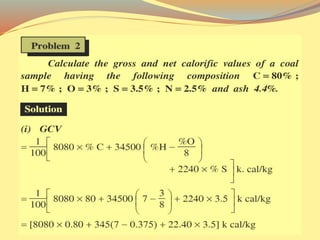 Engineering Chemistry Unit 6 title Combustion of fuels | PPTX