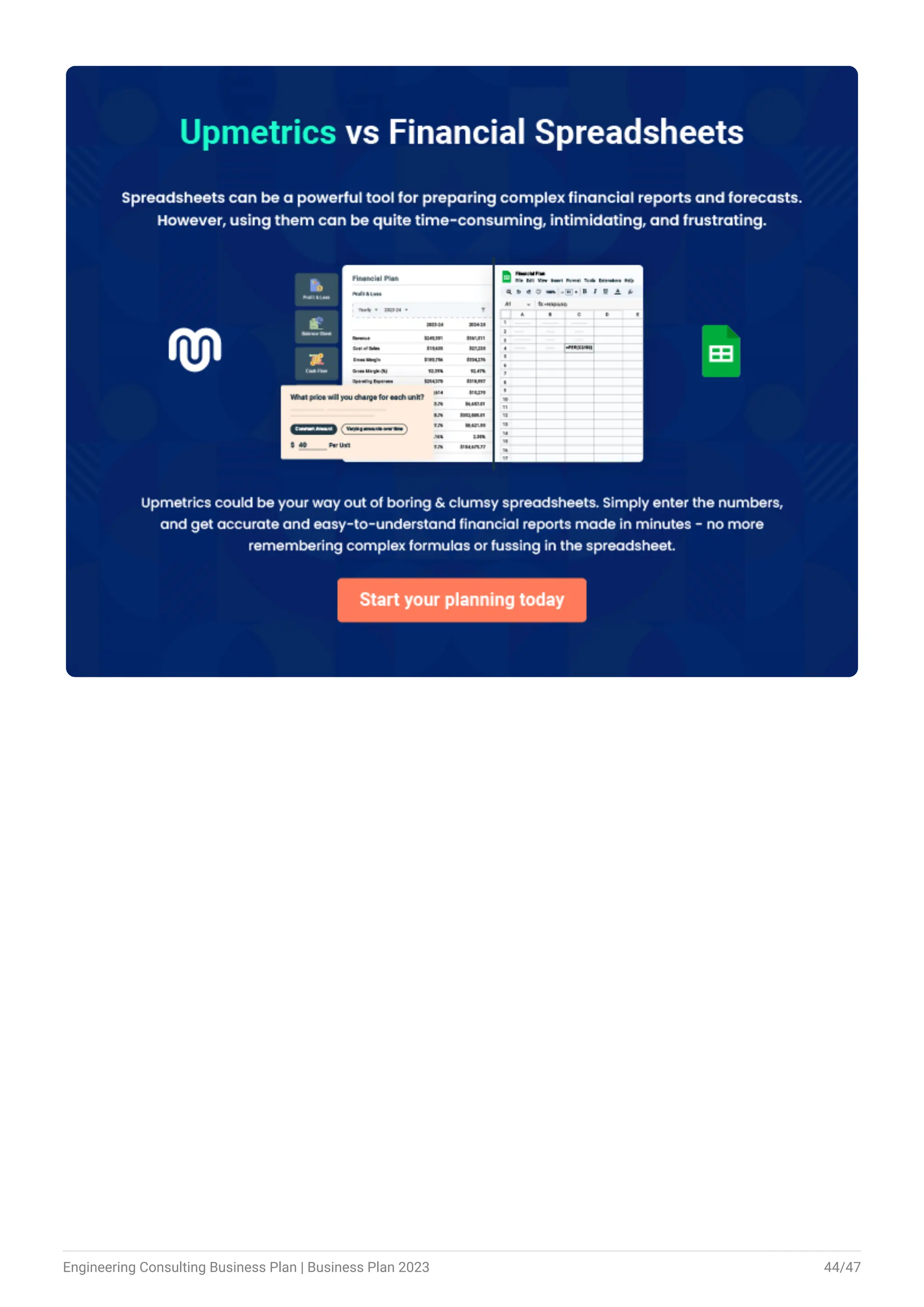 Engineering Consulting Business Plan | Business Plan 2023 44/47
 