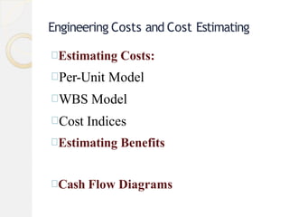 ENGINEERING COST ESTIMATION visual data 6