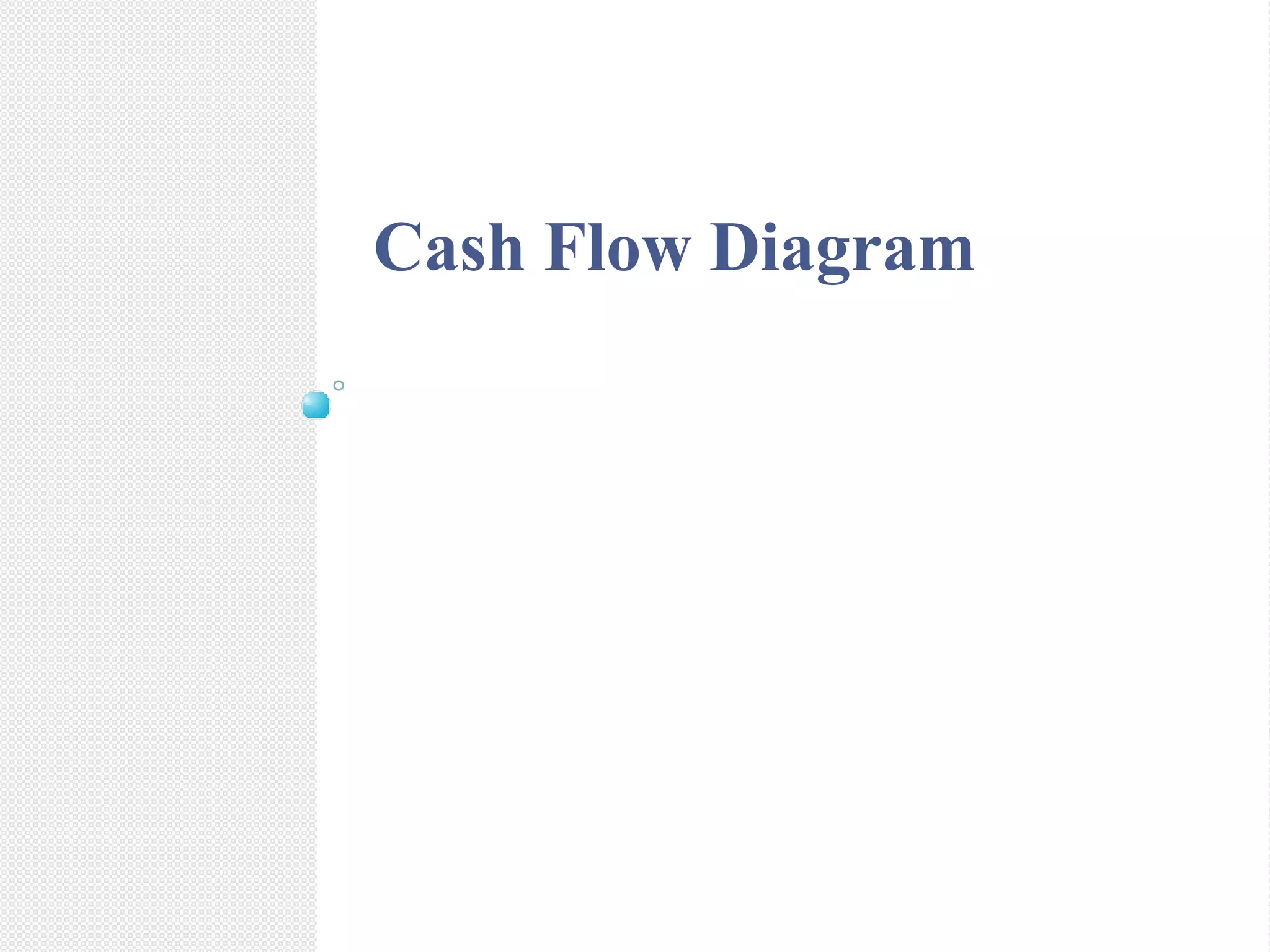 Cash Flow Diagram
 