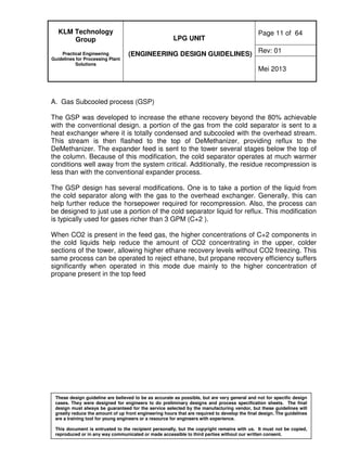 Engineering design guideline LPG | PDF