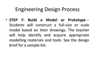 Engineering design process | PPT | Drawing and Sketching | Arts and Crafts
