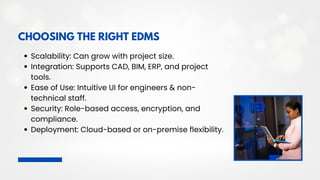 Engineering Document Management System (EDMS) | PDF