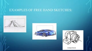 EXAMPLES OF FREE HAND SKETCHES:
 