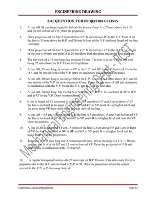Engineering Drawing 100 Q.Ans
