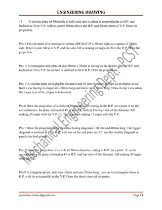Engineering Drawing 100 Q.Ans