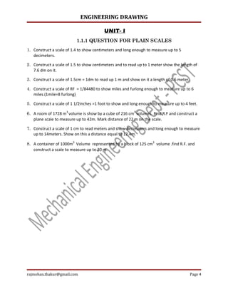 Engineering Drawing 100 Q.Ans