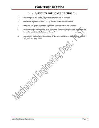 Engineering Drawing 100 Q.Ans