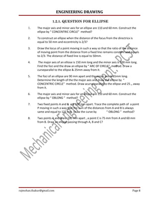 Engineering Drawing 100 Q.Ans