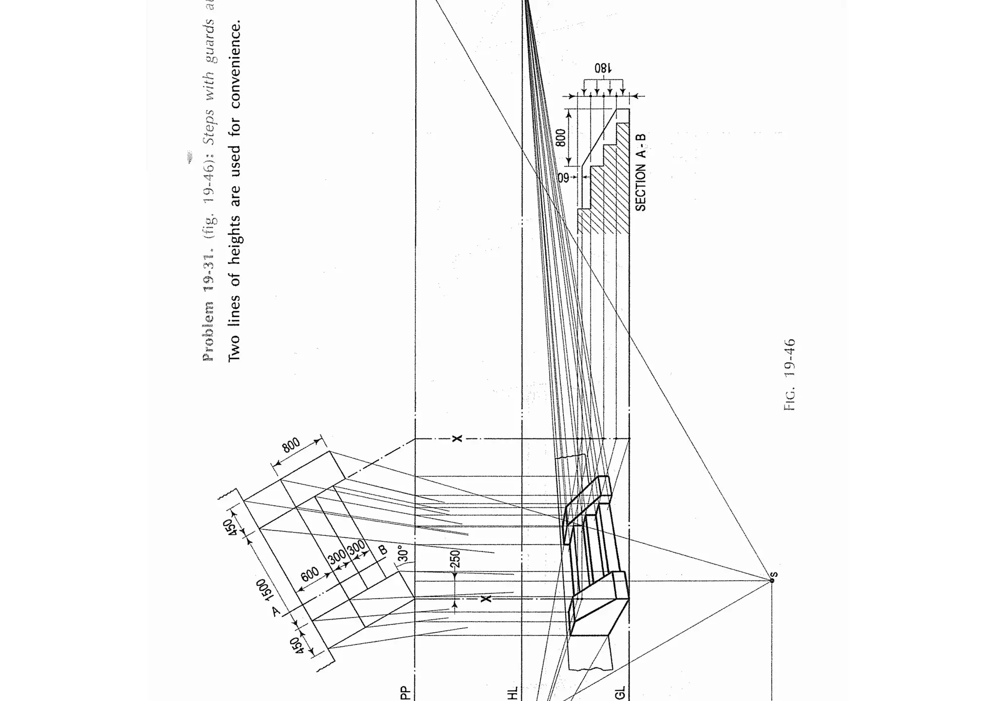 Two
lines
of
heights
are
used
for
convenience.
~~
SECTION
A-B
FIG.
l
9-46
 