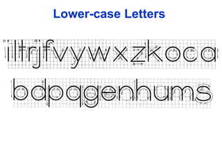 Lower-case Letters
 