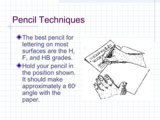 Lesson Points Lettering Engineeringdrawingengineeringletteringlesson3 110719085753-phpapp02 | PPT
