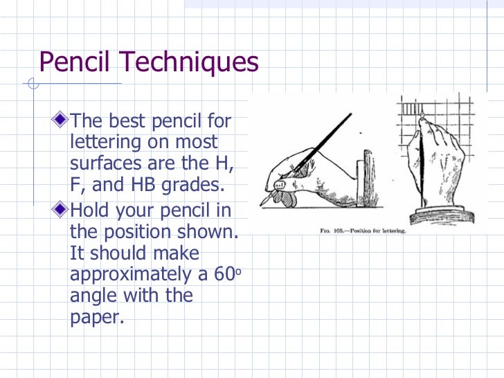 Technical Drawing Lettering Exercises